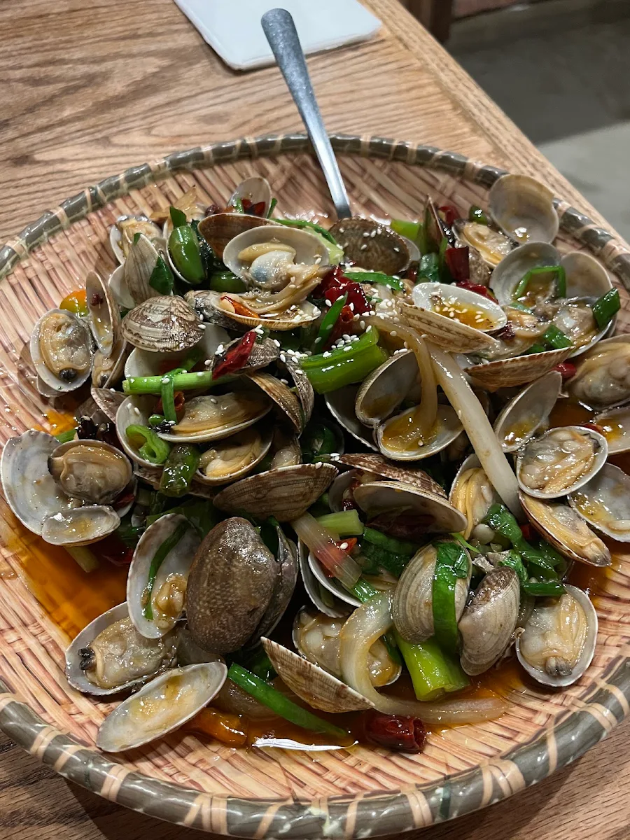 辣炒花蛤 Stir Fried Clams with House Spicy Sauce, Cheng Du Street Food